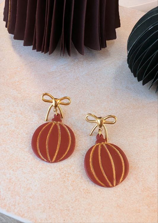 Boucles d'oreilles Boule • Noël 2024