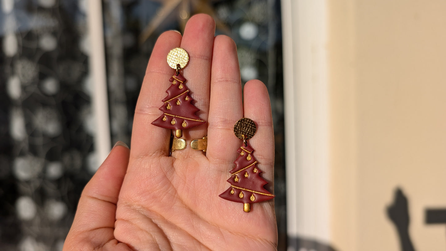 Boucles d'oreilles Sapin • Noël 2024