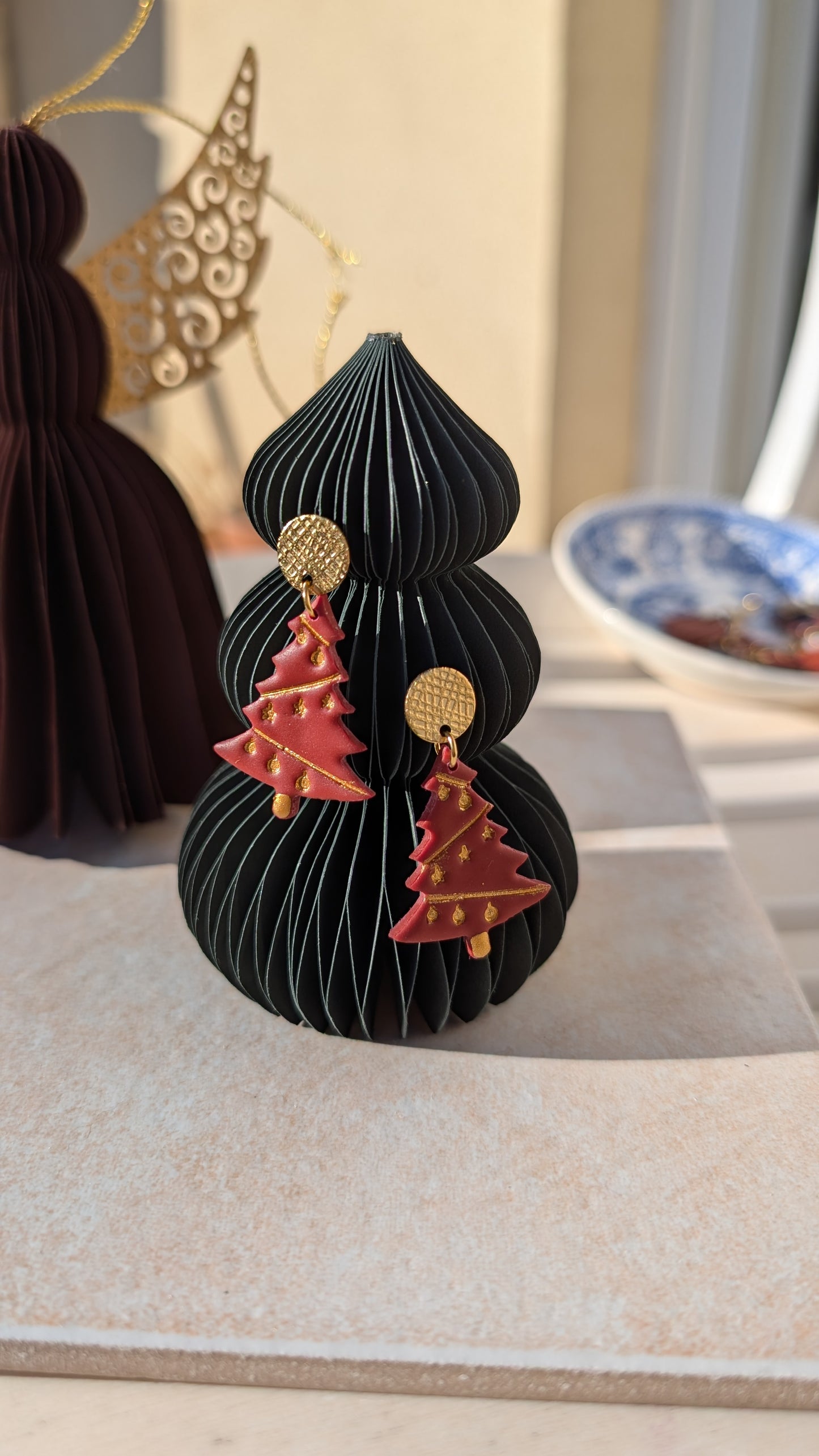 Boucles d'oreilles Sapin • Noël 2024